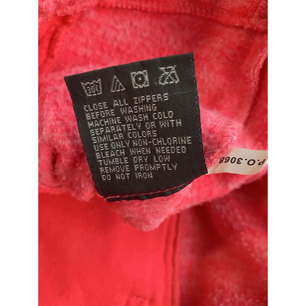 New Balance Womens Medium Pink Fleece Full Zip Hoodie Jacket Space Dye M - Picture 10 of 10